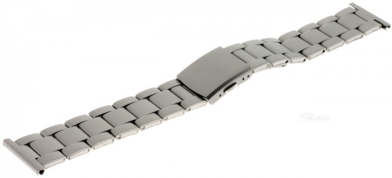 ROWI Massives Titanium Uhren Armband t306045 mit Faltschließe 18-22 mm Titanband - Picture 1 of 1