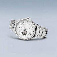 BERING Herrenuhr analog Automatik mit Edelstahlband mit Edelstahlelementen-Armband 16743-704