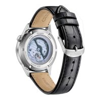 Citizen Herrenuhr Analog Automatik mit Leder-Armband NH9131-14E