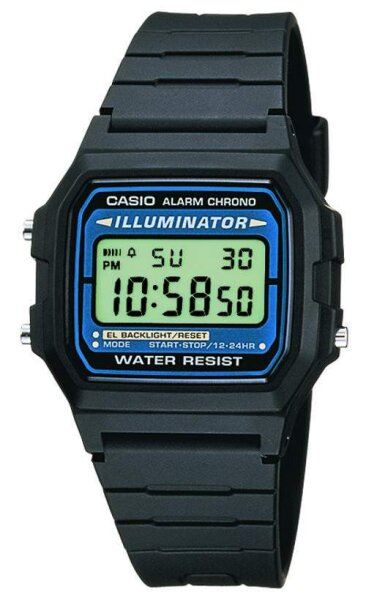 CASIO Classic Collection Retro Digitaluhr F-105W-1AWYEF