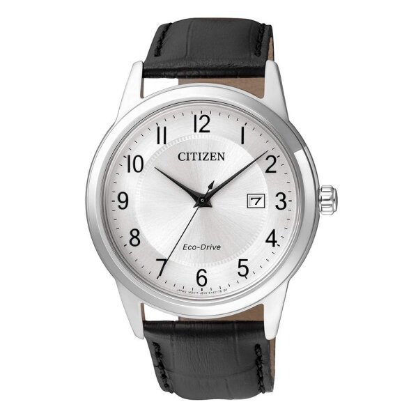 Citizen Herrenuhr EcoDrive (Solar) analog mit Leder-Armband AW1231-07A