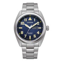 Citizen Herrenuhr analog EcoDrive mit Titanarmband...