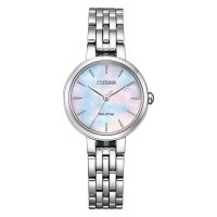 Citizen Damenuhr analog EcoDrive mit Edelstahlarmband...