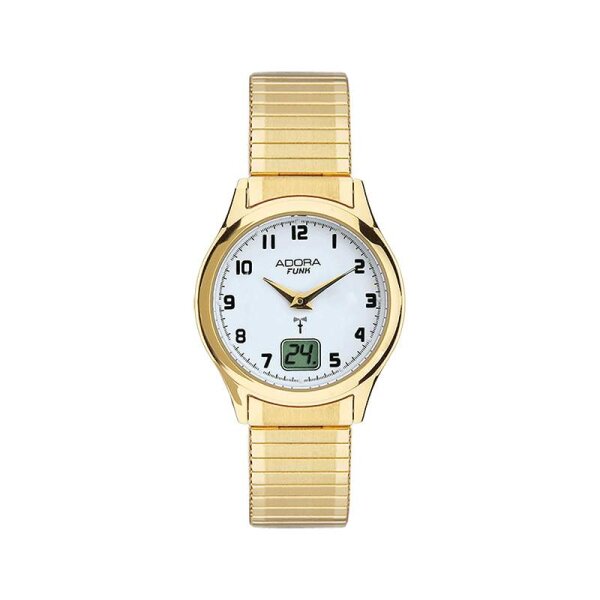 Adora Damenuhr analog-digital Funkuhrwerk mit Metall-Armband AF7104
