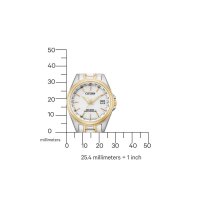 Citizen Damenuhr Analog Eco-Drive mit Edelstahl-Armband EC1186-85A