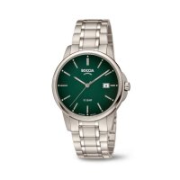 Boccia Herrenuhr Classic analog Quarz mit Titanarmband...