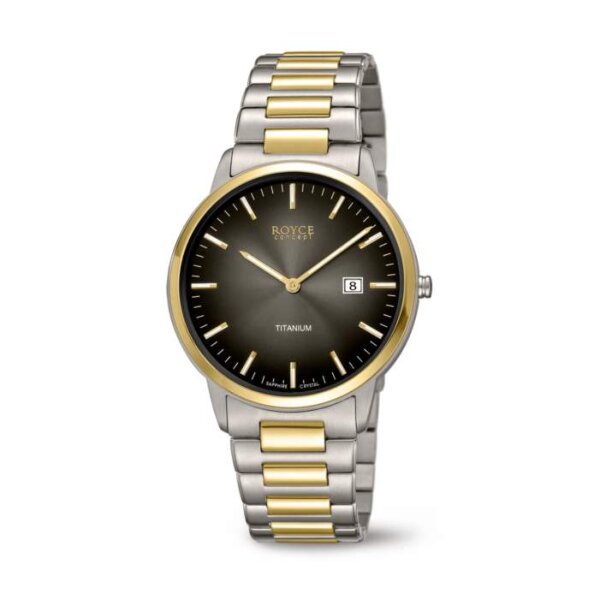 Boccia Herrenuhr Royce analog Quarz mit Titanarmband 3658-03