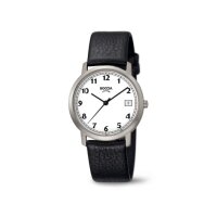 Boccia Herrenuhr Classic analog Quarz mit Lederarmband...
