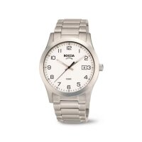 Boccia Herrenuhr Classic analog Quarz mit Titanarmband...