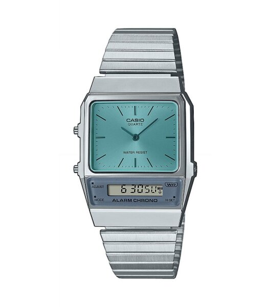 CASIO Vintage  Armbanduhr Quarz analog-digital  mit Resin-Armband AQ-800EC-2AEF