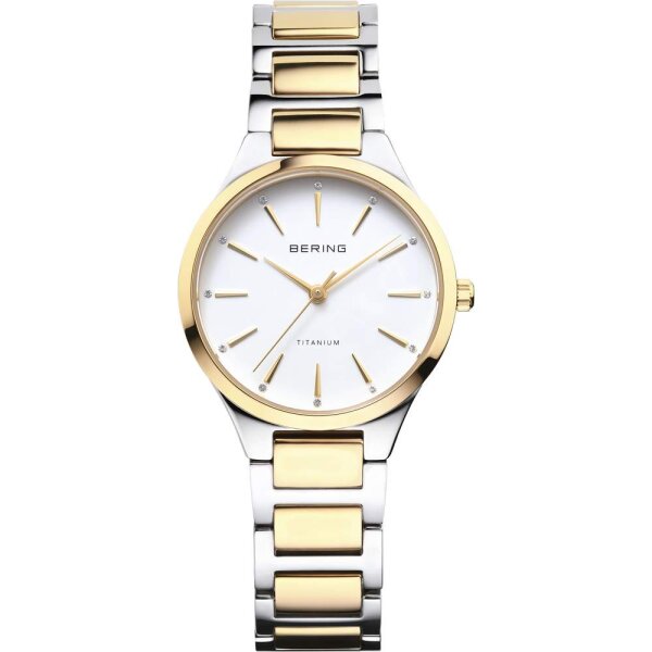 BERING Damenuhr Titanium Analog Quarz 15630-701