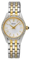 Seiko Damen-Armbanduhr Analog Quarz mit Edelstahl Armband...