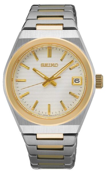 Seiko Armbanduhr Analog Quarz mit Edelstahl Armband SUR578P1