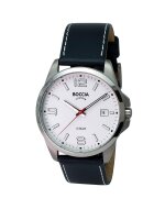 Boccia Herrenuhr Analog Quarz mit Lederarmband 3671-01