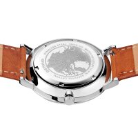 BERING Herrenuhr analog Solar mit Kalbsleder-Armband 15439-508