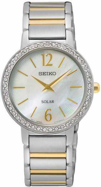 Seiko Damen-Armbanduhr Analog Automatik mit Edelstahl Armband SUP469P1