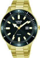 Lorus Herrenuhr analog Quarz Solar mit Metallarmband...