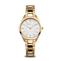 BERING Damenuhr analog Quarzwerk mit Edelstahlarmband...