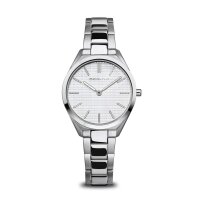 BERING Damenuhr analog Quarzwerk mit Edelstahlarmband...
