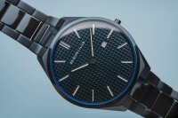 BERING Herrenuhr analog Quarzwerk mit Edelstahlarmband...