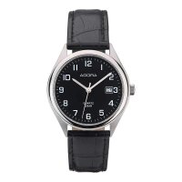 ADORA Herrenuhr analog Quarzwerk mit Lederarmband AB6110