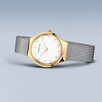 BERING Damenuhr analog Quarz mit Milanaise-Armband 12131-010