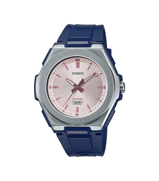 Casio Damenuhr analog Quarzwerk mit Resinarmband LWA-300H-2EVEF