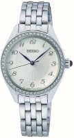 Seiko Damenuhr analog Quarz mit Metallarmband SUR479P1