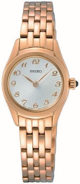 Seiko Damenuhr analog Quarz mit Metallarmband SWR058P1