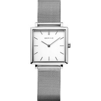 BERING Damenuhr analog Quarz mit Milanaise-Armband 18226-004