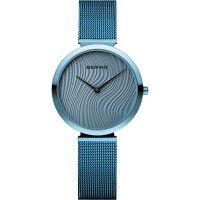 BERING Damenuhr analog Quarz mit Milanaise-Armband...