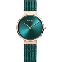 BERING Damenuhr analog Quarz mit Milanaise-Armband 14531-869