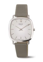 Boccia Damenarmbanduhr analog Quarzwerk veganes Lederband...