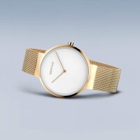BERING Armbanduhr analog Quarz mit Milanaise-Armband...