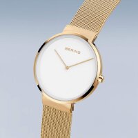 BERING Armbanduhr analog Quarz mit Milanaise-Armband 14539-334
