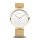 BERING Armbanduhr analog Quarz mit Milanaise-Armband 14539-334