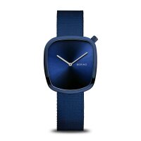 BERING Damenuhr analog Quarz mit Nato-Armband 18034-397