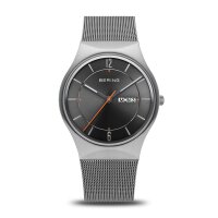 BERING Herrenuhr analog Quarz mit Milanaise-Armband...