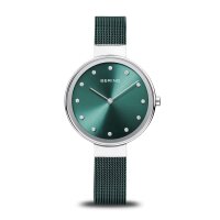 BERING Damenuhr analog Quarz mit Milanaise-Armband 12034-808