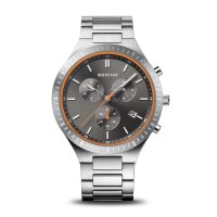 BERING Herrenuhr analog Quarz mit Titanband mit...