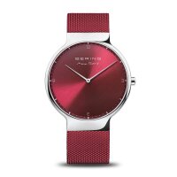 BERING Herrenuhr analog Quarz mit Milanaise-Armband...
