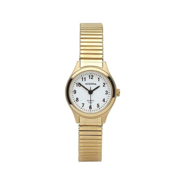 ADORA Damenuhr analog Quarzwerk mit Edelstahl-ZugbandAB6035