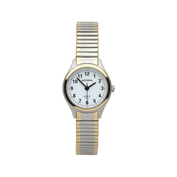ADORA Damenuhr analog Quarzwerk mit Edelstahl-Zugband AB6034