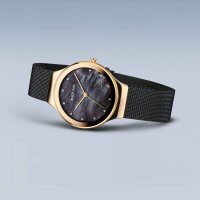 BERING Damenuhr analog Quarz mit Milanaise-Armband 12934-132