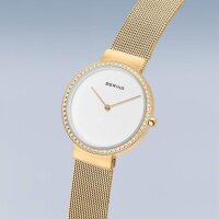 BERING Damenuhr analog Quarz mit Milanaise-Armband 14531-330