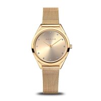 BERING Damenuhr analog Quarz mit Milanaise-Armband 17031-333