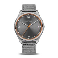 BERING Herrenuhr analog Quarz mit Nato-Armband 18342-577