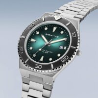 Bering Herrenuhr analog Quarz mit Edelstahlband mit...