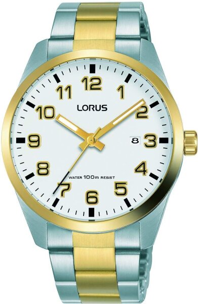 Lorus Herrenuhr analog Quarzwerk mit Metallarmband RH972JX9