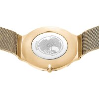Bering Herrenuhr analog Quarzwerk mit Edelstahl Milanaisearmband 18440-334